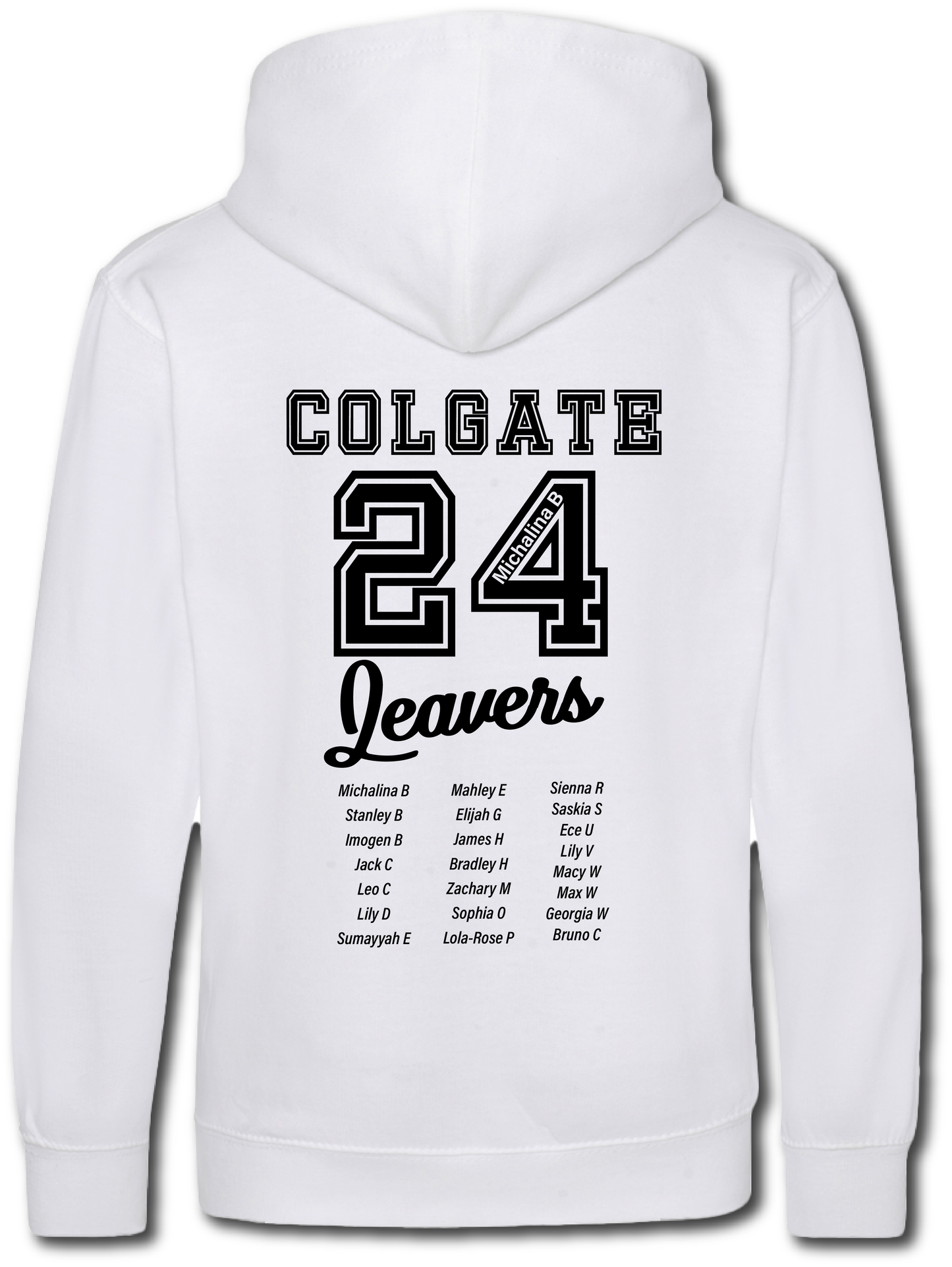 Colgate Leavers Hoodie - Non-Personalised