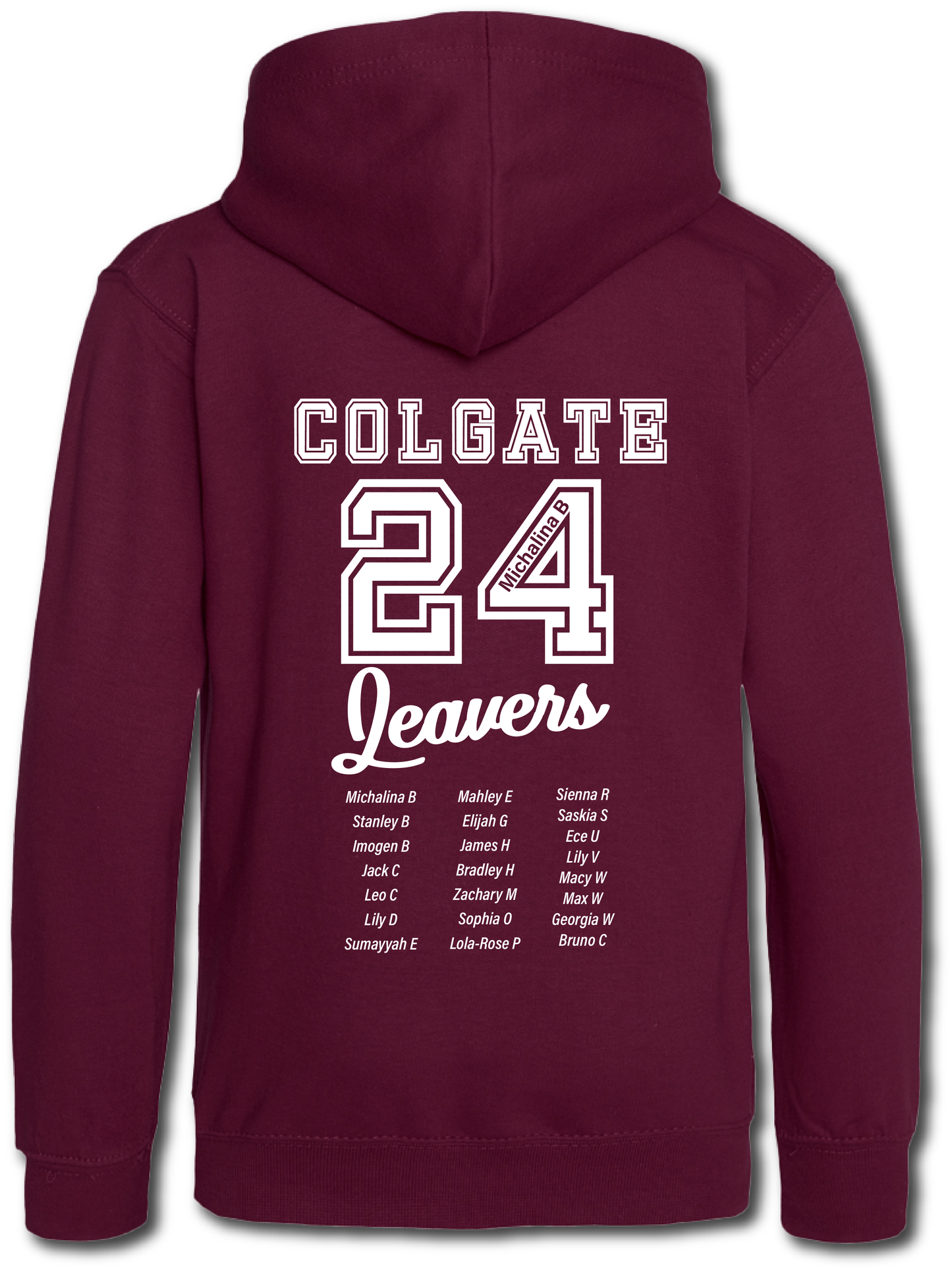 Colgate Leavers Hoodie - Non-Personalised