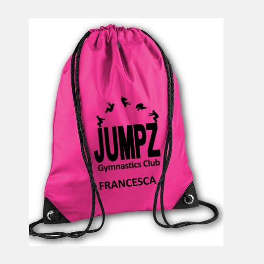 Jumpz Gymnastics Drawstring Bag