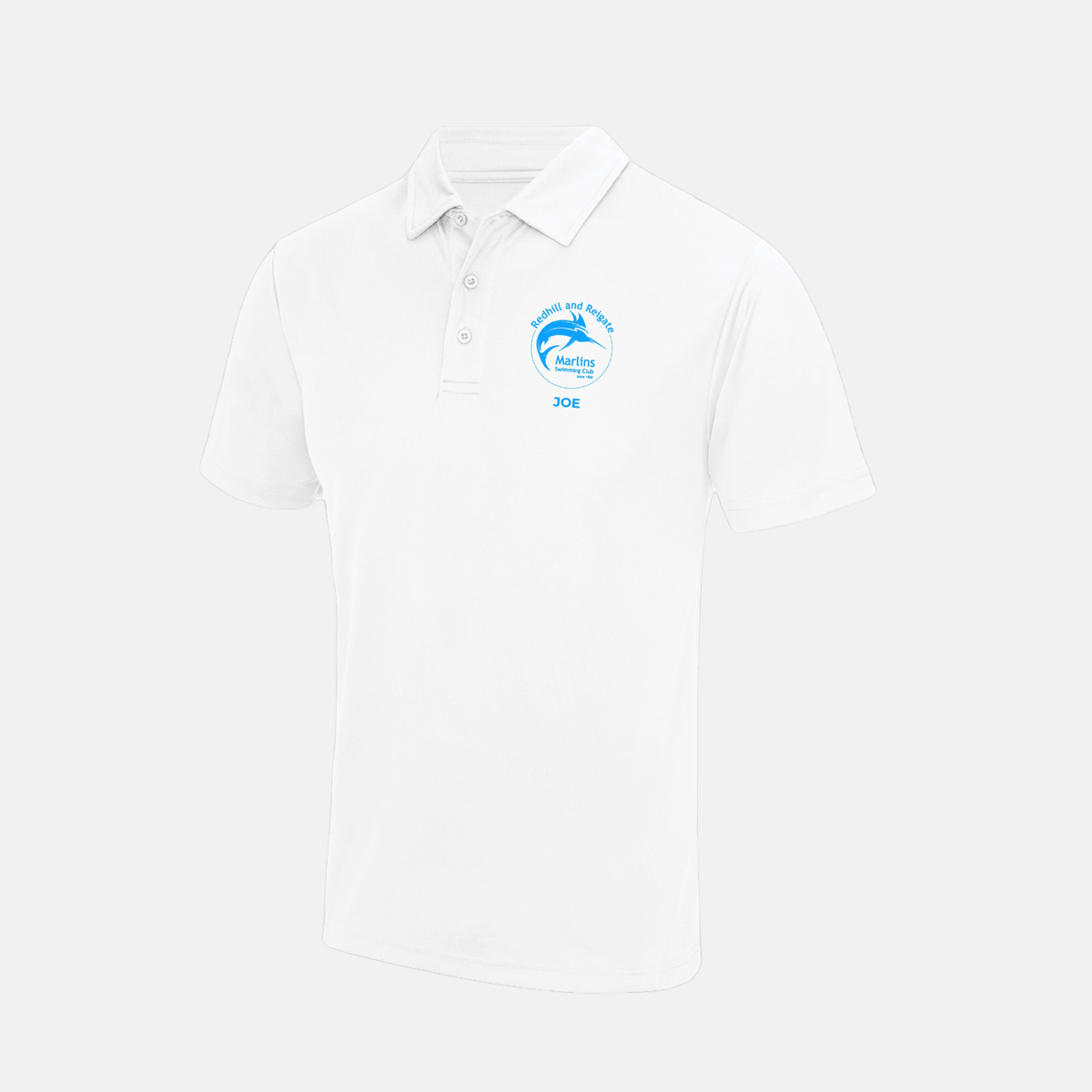 Redhill & Reigate Marlins SC Dry-Fit Coaches Polo Shirt