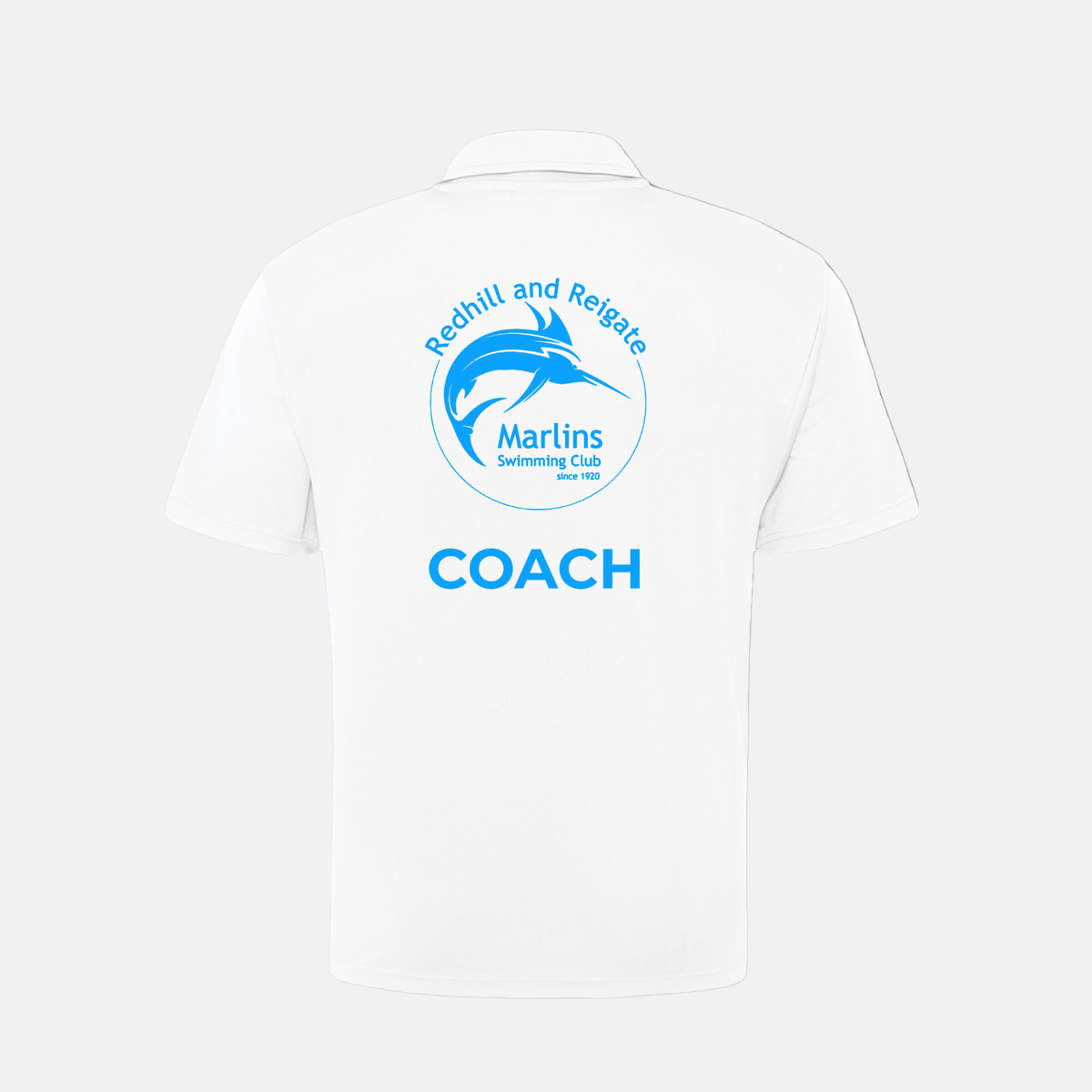 Redhill & Reigate Marlins SC Dry-Fit Coaches Polo Shirt