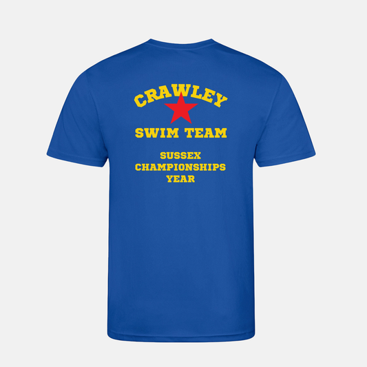 Crawley SC Dry-Fit T-Shirt (Sussex County Championships)