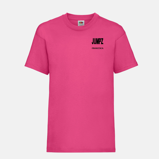 Jumpz Gymnastics T-Shirt Personalised (Cotton)