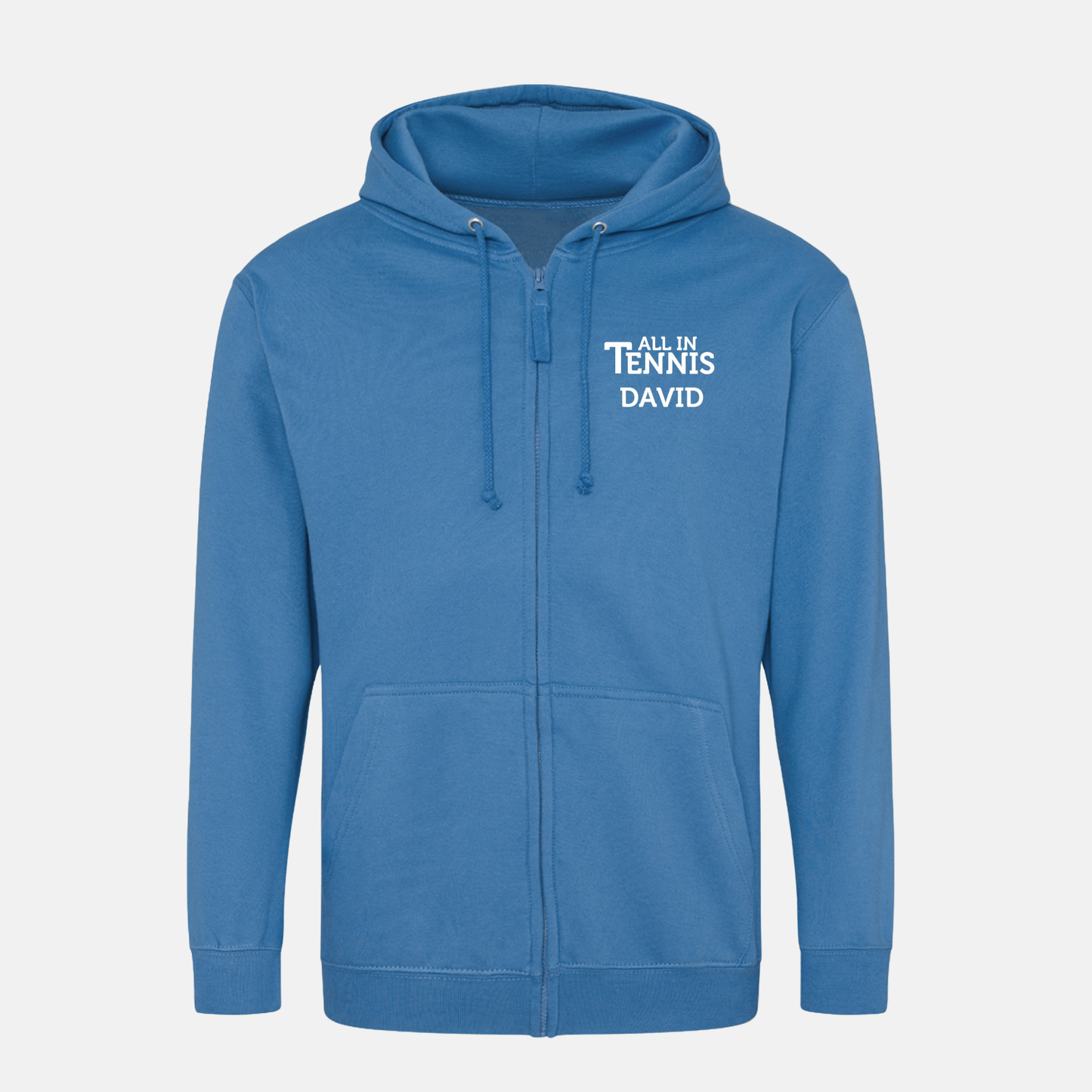 All in Tennis Zip Hoodie