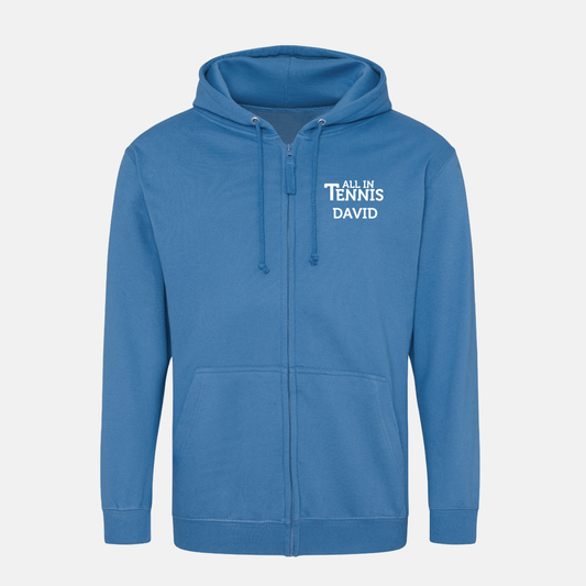 All in Tennis Zip Hoodie